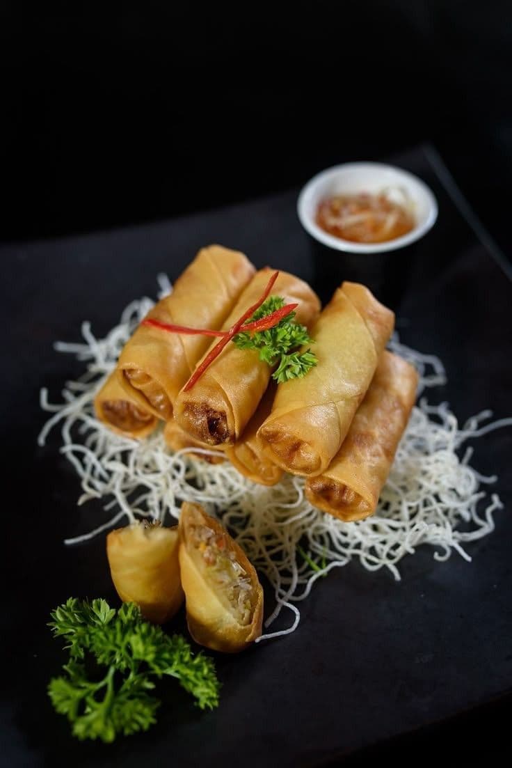 1. Homemade Spring Rolls Vegan (5 pcs)